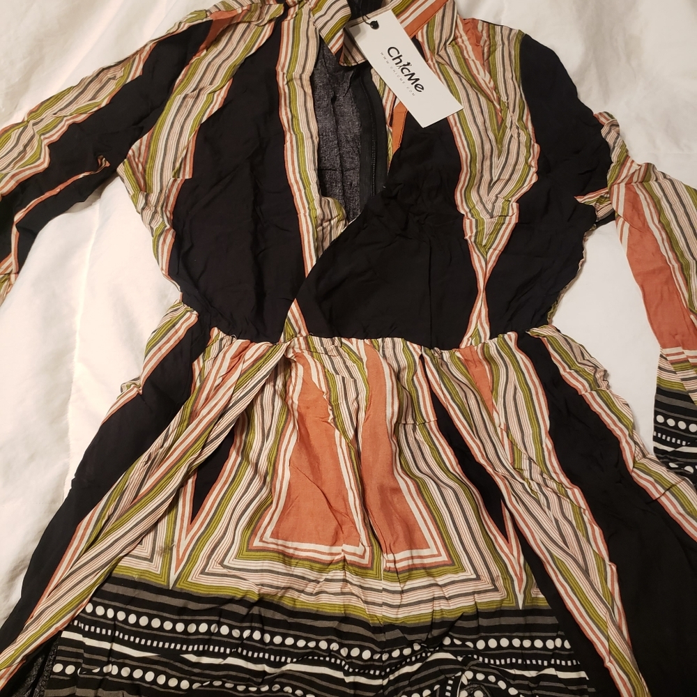 Romper dress long sleeve